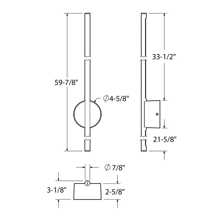 Midnight - LED Linear Wall Sconce