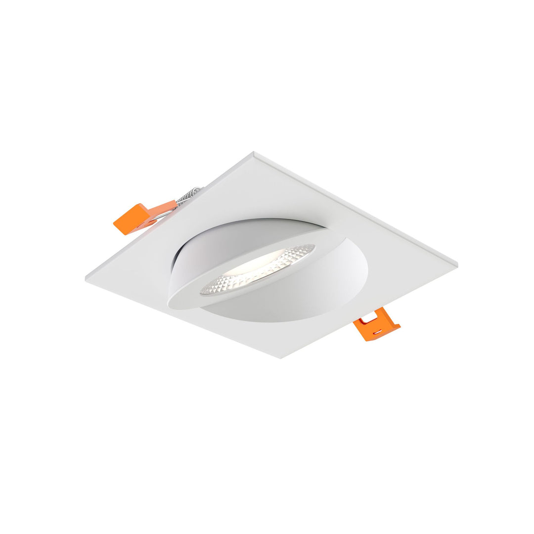 Pivot - LED 4" Flat Square Gimbal Recessed