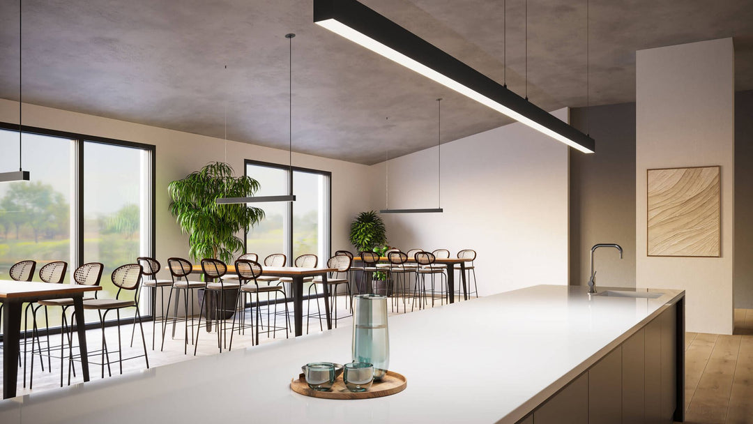 Boulevard - LED 48" Linear Pendant with Aircraft Cords