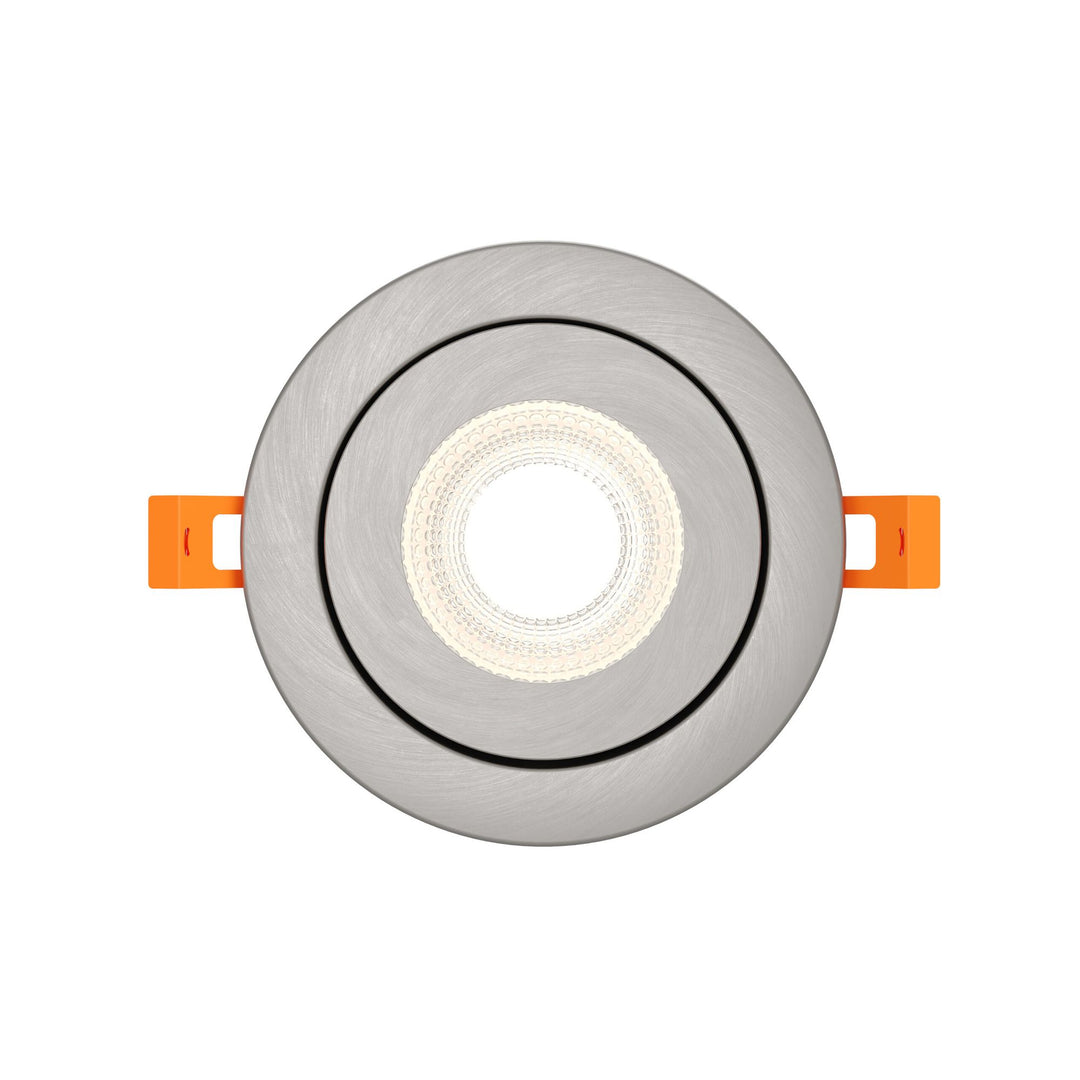 Pivot - LED 4" Flat Round Gimbal Recessed (5CCT + Dim-to-Warm)