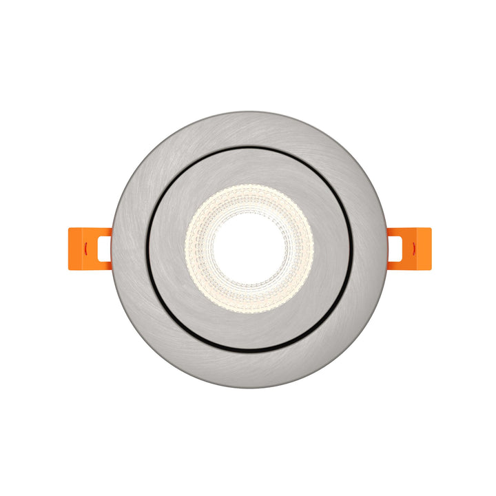 Pivot - LED 4" Flat Round Gimbal Recessed (5CCT + Dim-to-Warm)