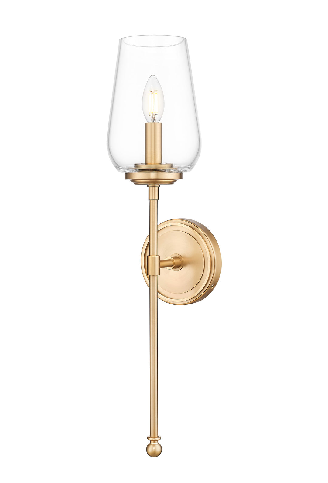 Dominique - 1 Light Wall Sconce in Modern Gold by Z-Lite