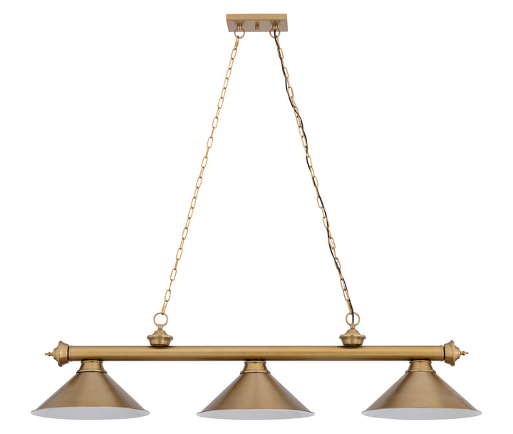 Cordon - 3 Light Billiard Light (2306-3HBR-HBR15)
