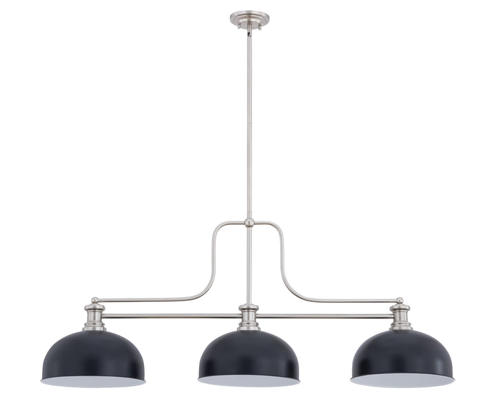 Melange - 3 Light Billiard Light (725-3BN-D13MB)