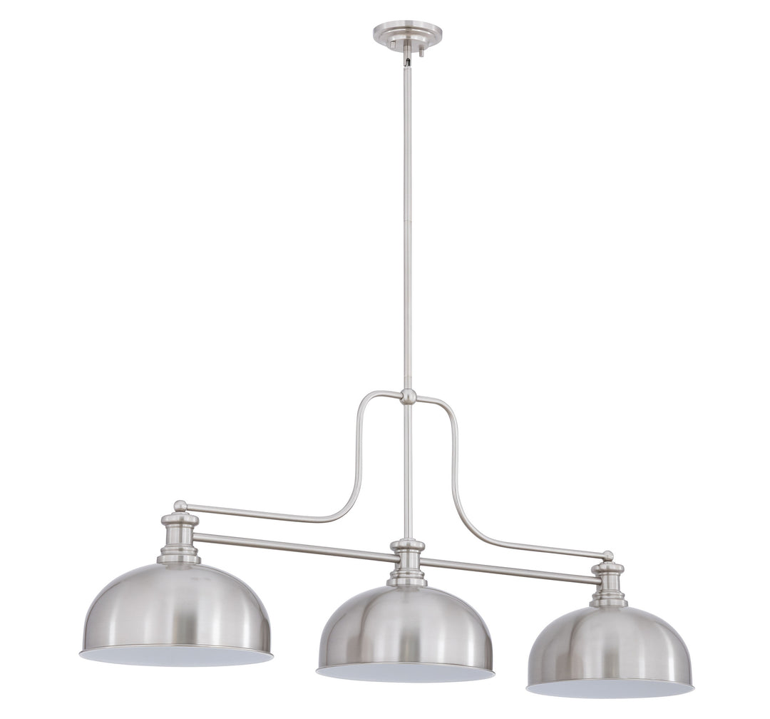 Melange - 3 Light Billiard Light (725-3BN-D13BN)