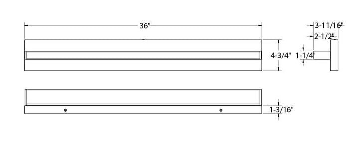 Ledge - LED Adjustable Linear Wall Light