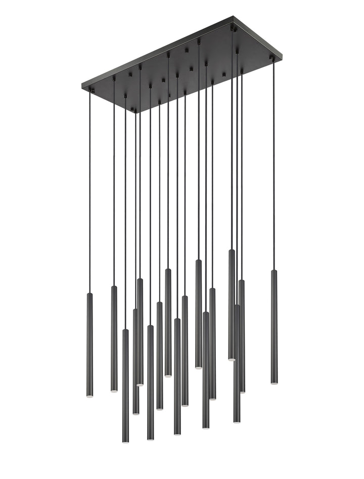 Forest - LED 17 Light Linear Chandelier (919MP24-17L-MB)