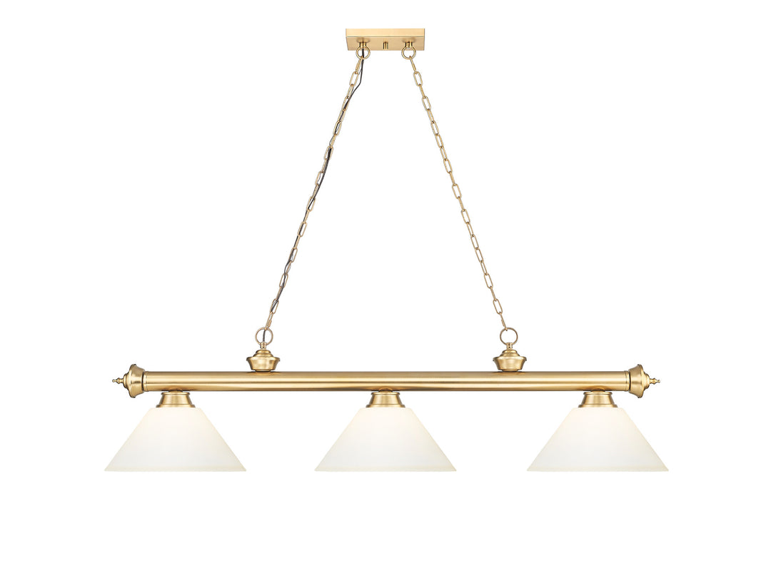 Cordon - 3 Light Billiard Light (2306-3HBR-AMO14)