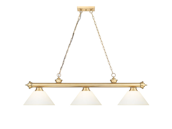Cordon - 3 Light Billiard Light (2306-3HBR-AMO14)
