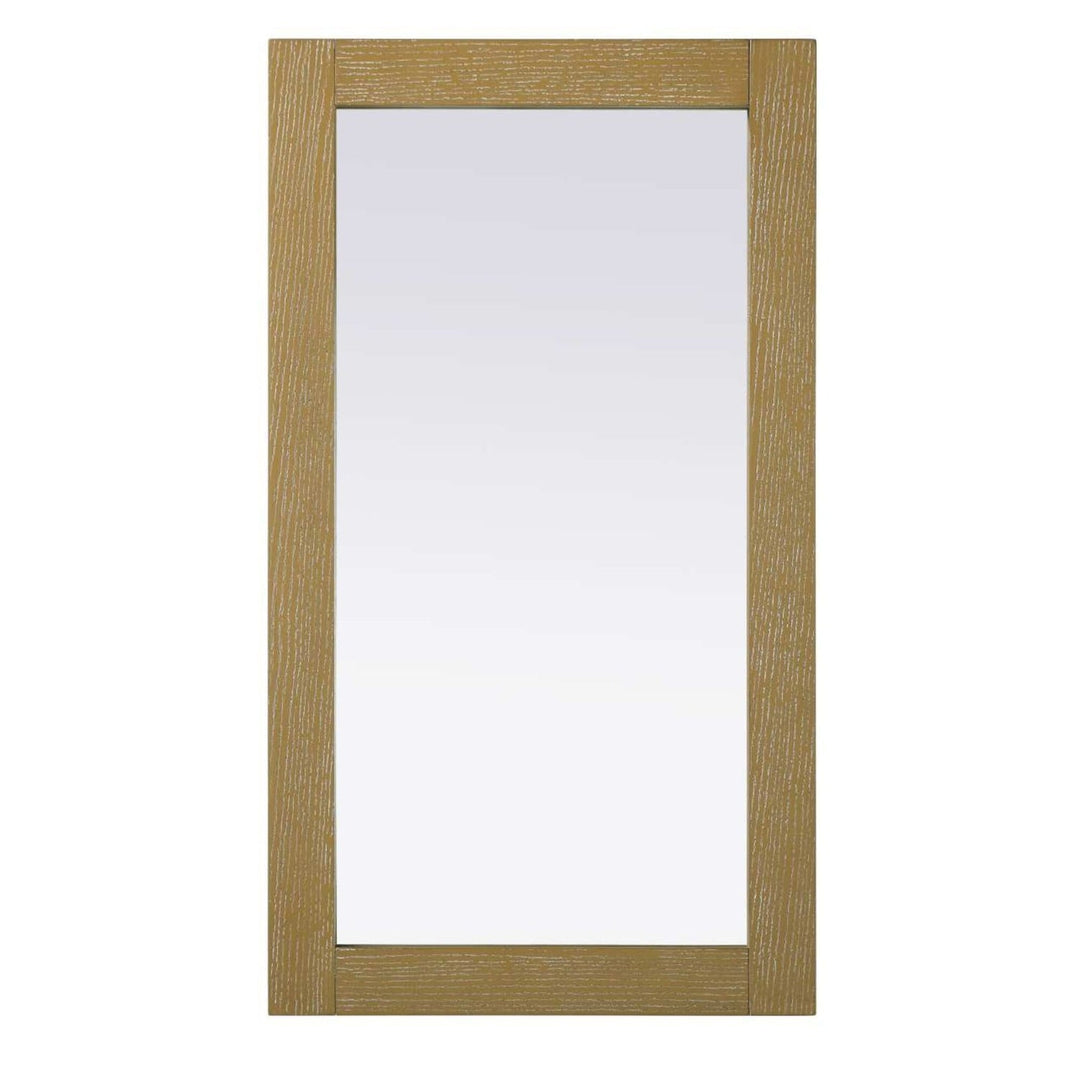 Vanity Mirror II in Linen Oak by Elegant