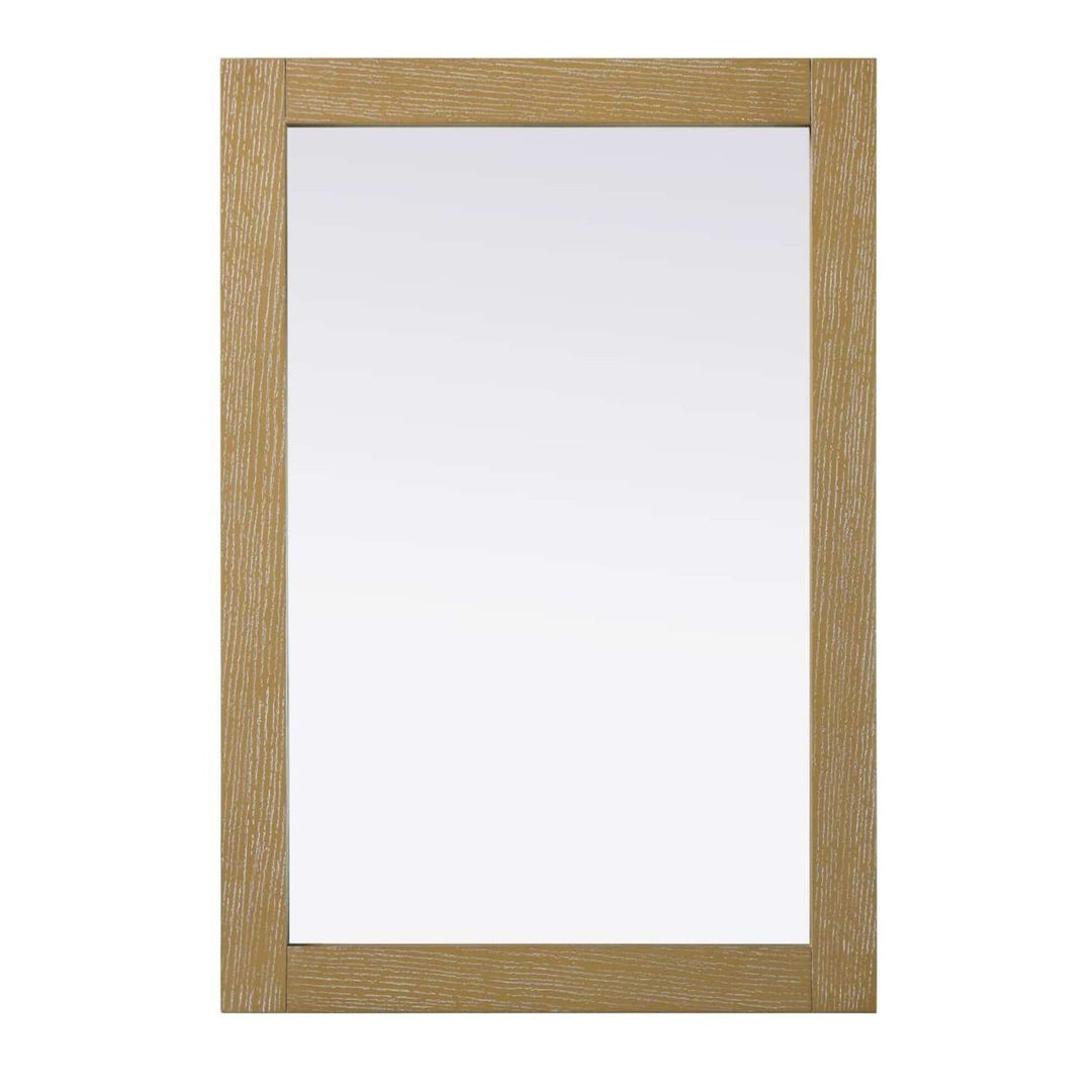 Vanity Mirror II in Linen Oak by Elegant