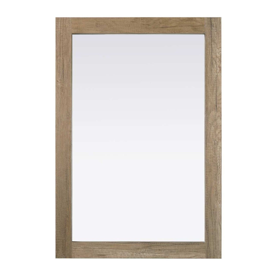 Vanity Mirror II in Natural Oak by Elegant