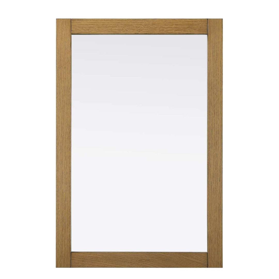 Vanity Mirror II in Honey Teak by Elegant