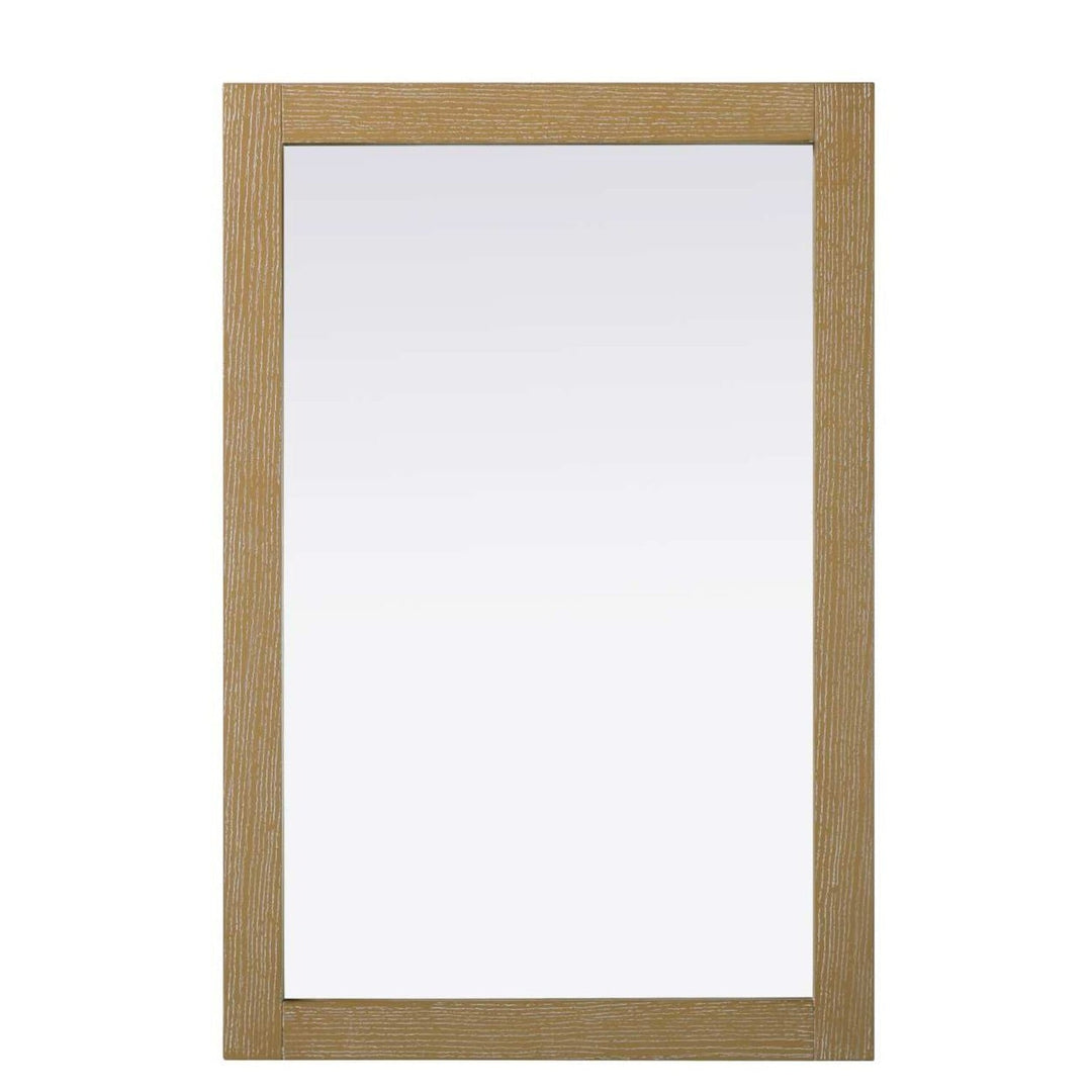 Vanity Mirror II in Linen Oak by Elegant