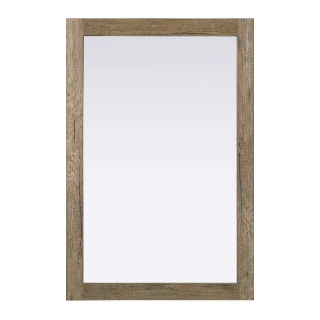 Vanity Mirror II in Natural Oak by Elegant