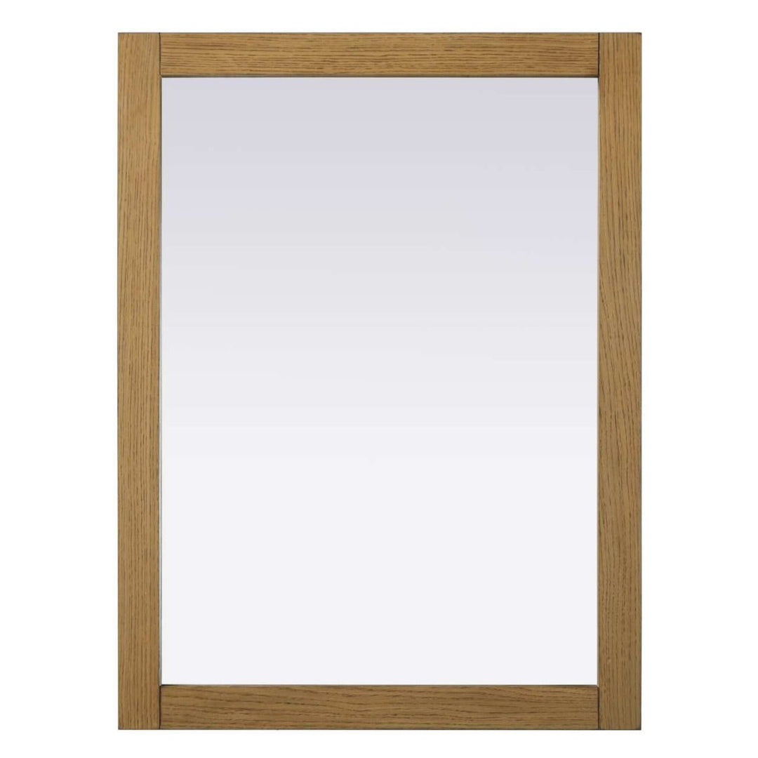 Vanity Mirror II in Honey Teak by Elegant