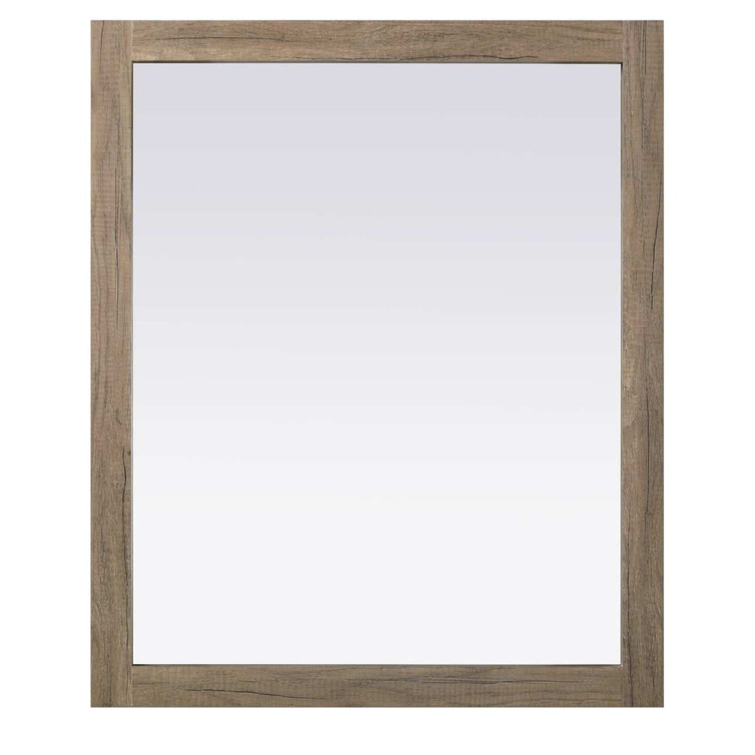 Vanity Mirror II in Natural Oak by Elegant