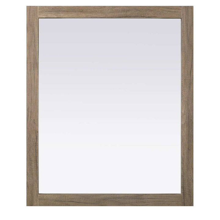 Vanity Mirror II in Natural Oak by Elegant