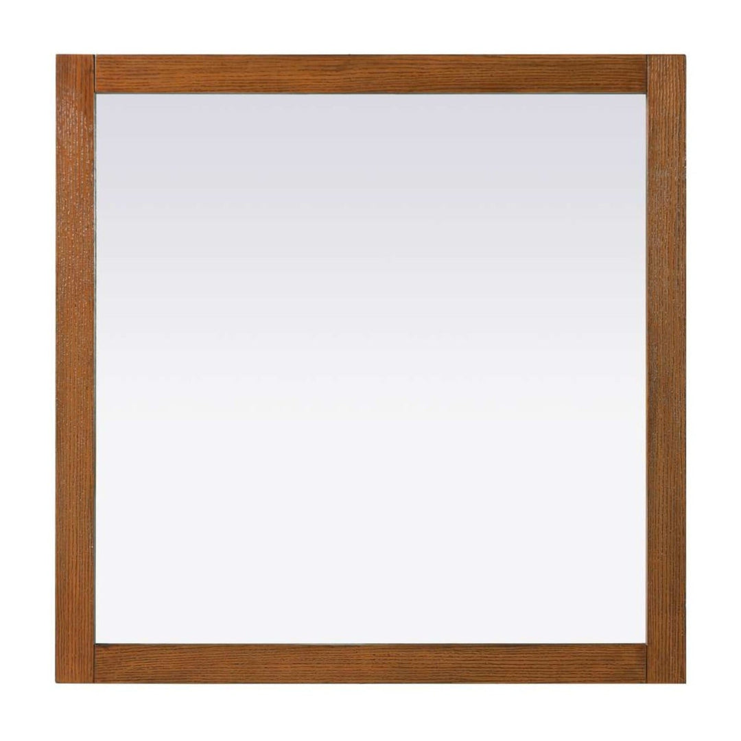 Vanity Mirror in Brandy Walnut by Elegant