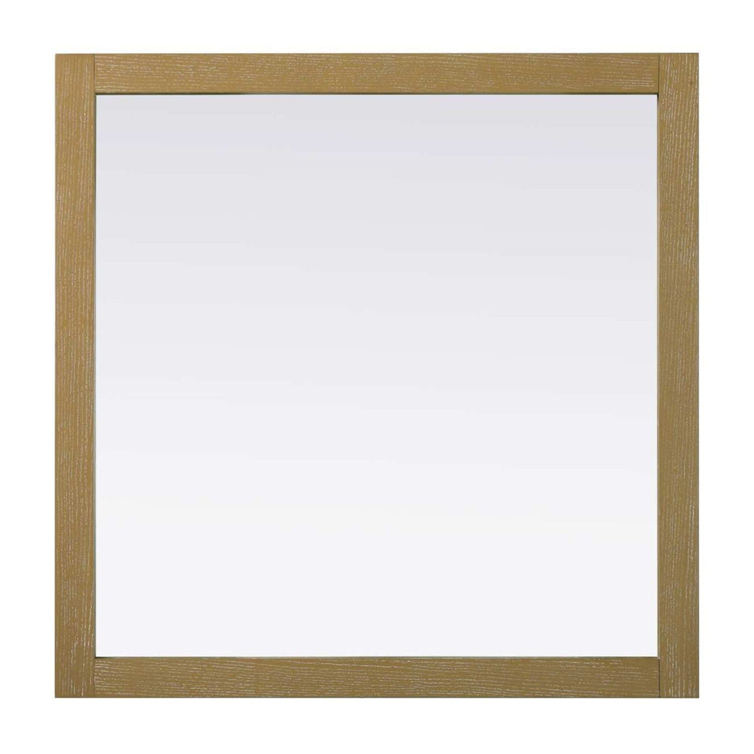 Vanity Mirror in Linen Oak by Elegant