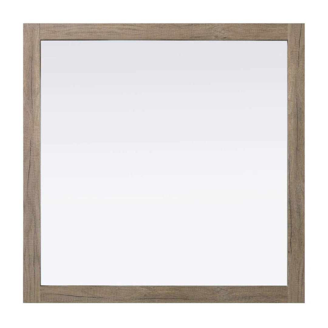 Vanity Mirror in Natural Oak by Elegant