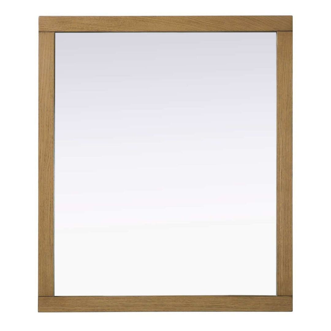 Vanity Mirror II in Honey Teak by Elegant