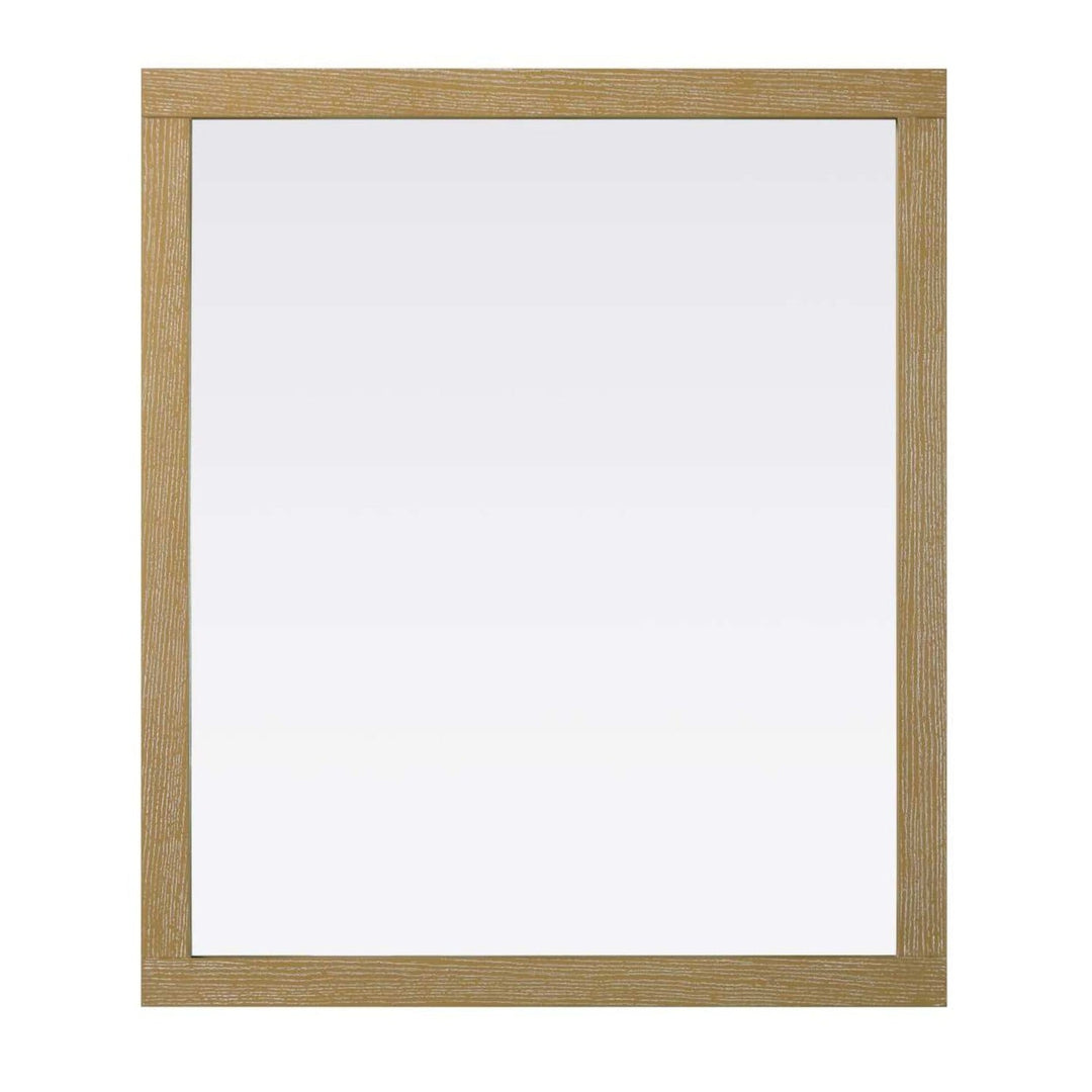 Vanity Mirror II in Linen Oak by Elegant