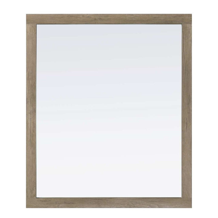 Vanity Mirror II in Natural Oak by Elegant