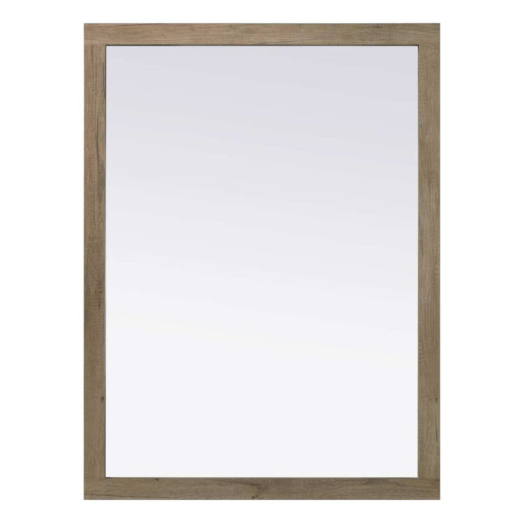 Vanity Mirror II in Natural Oak by Elegant