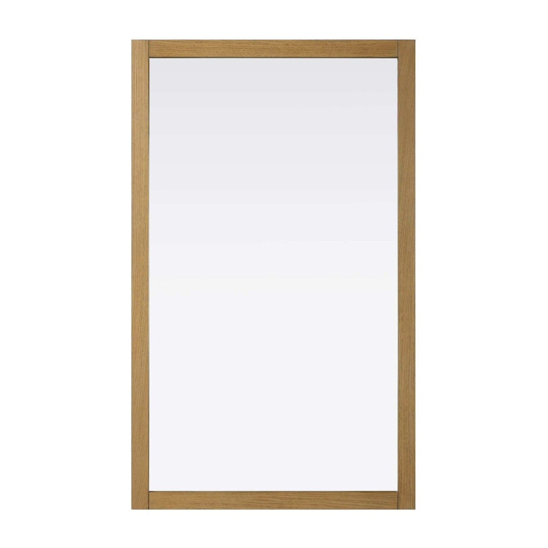 Vanity Mirror II in Honey Teak by Elegant