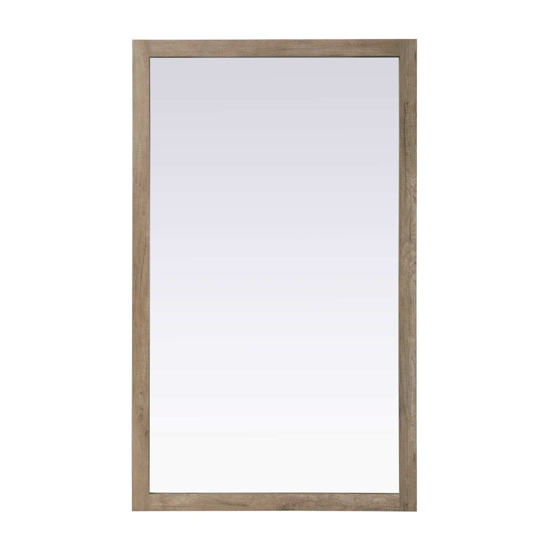 Vanity Mirror II in Natural Oak by Elegant