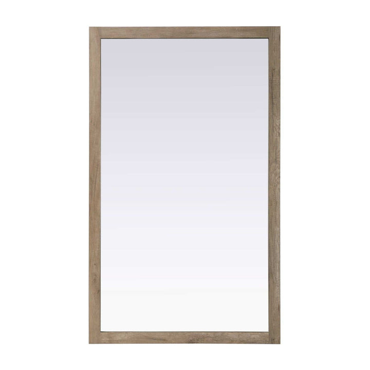 Vanity Mirror II in Natural Oak by Elegant