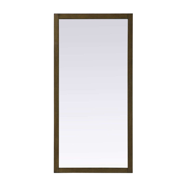 Vanity Mirror II in Hazel Oak by Elegant