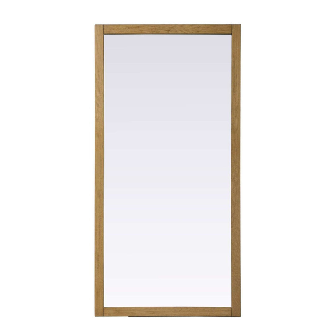 Vanity Mirror II in Honey Teak by Elegant