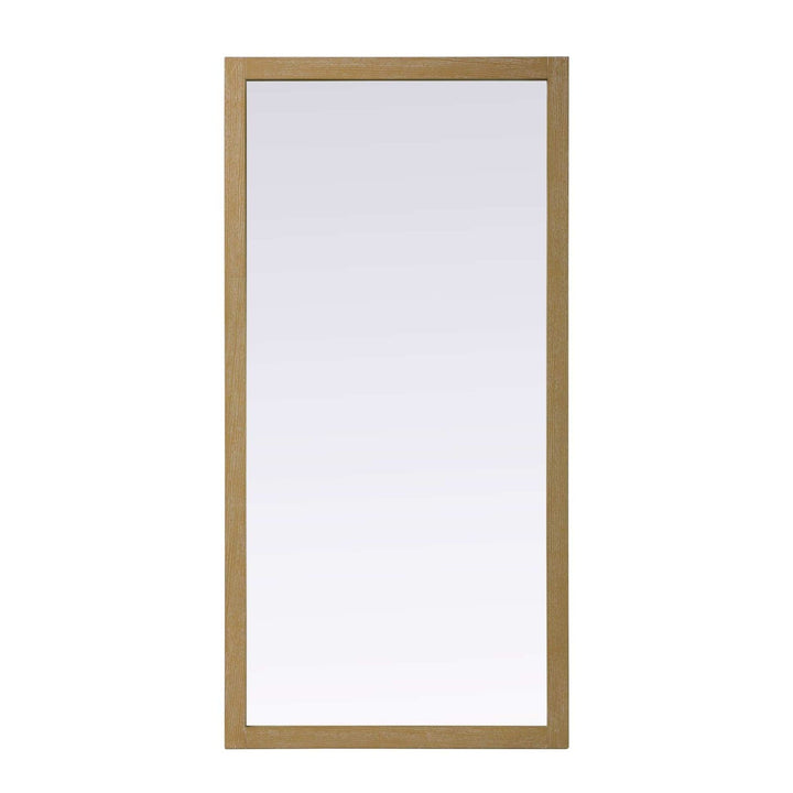 Vanity Mirror II in Linen Oak by Elegant