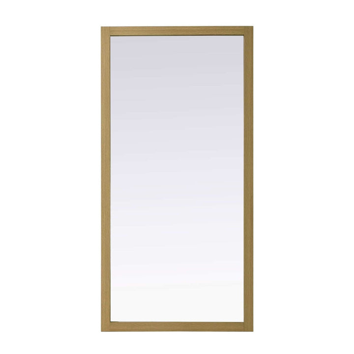 Vanity Mirror II in Honey Brown by Elegant