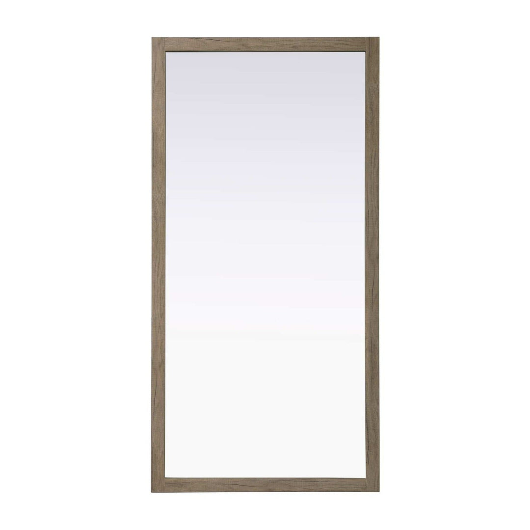 Vanity Mirror II in Natural Oak by Elegant
