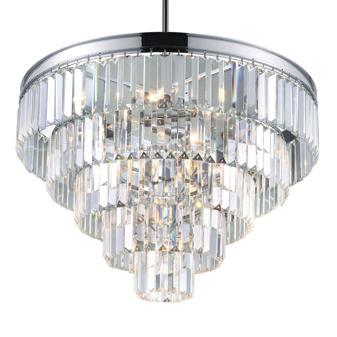 Weiss - Chandelier with Crystals by CWI Lighting - view 10