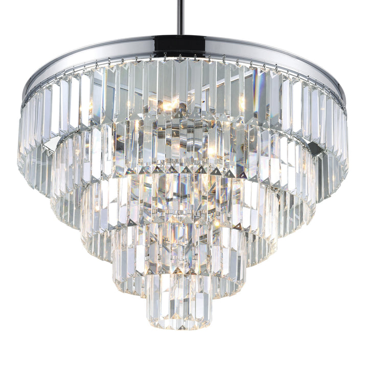 Weiss - Chandelier with Crystals by CWI Lighting - view 10