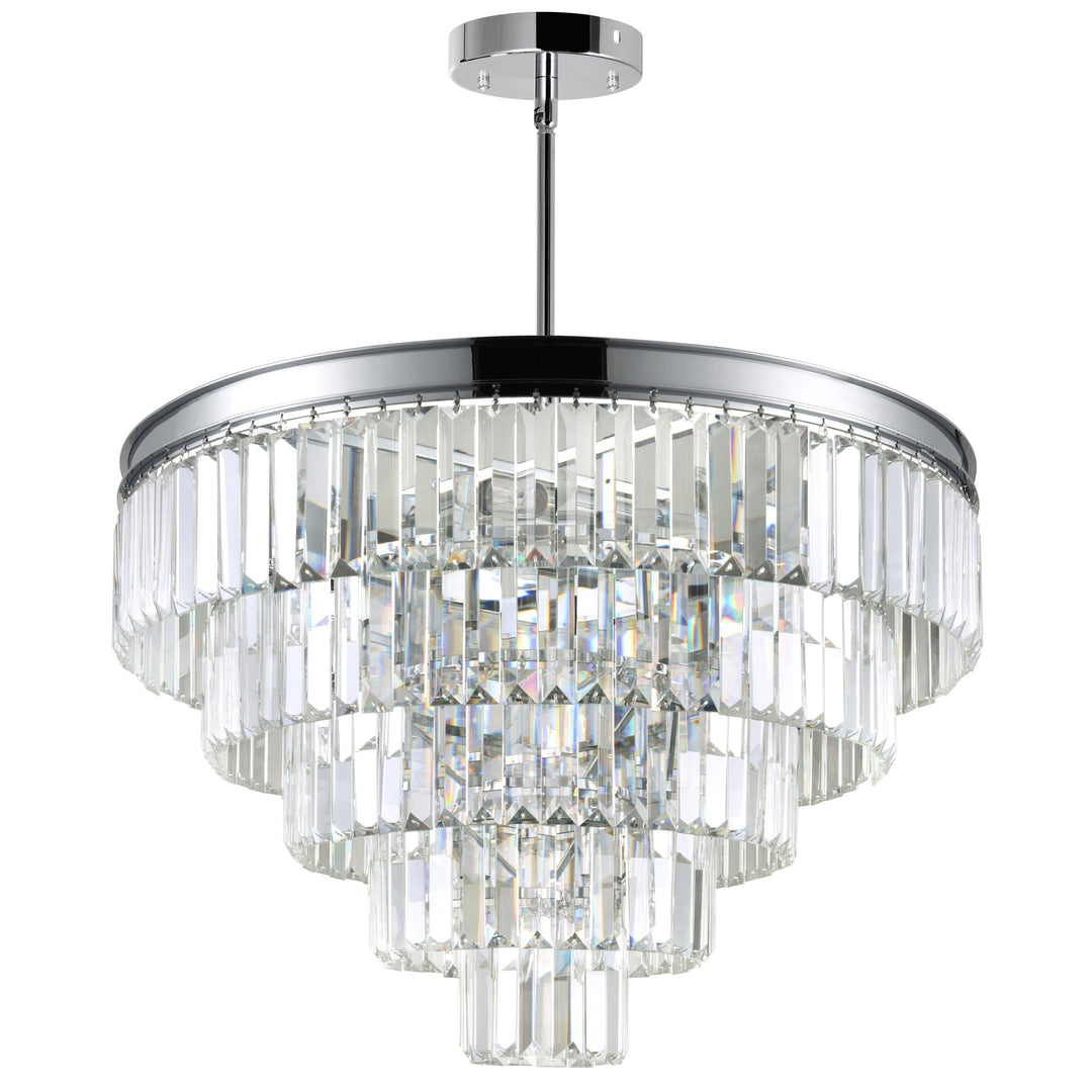 Weiss - Chandelier with Crystals by CWI Lighting - view 13