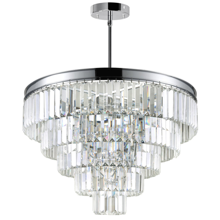 Weiss - Chandelier with Crystals by CWI Lighting - view 13