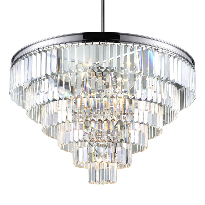 Weiss - Chandelier with Crystals by CWI Lighting - view 15