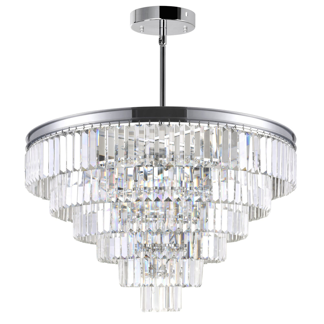 Weiss - Chandelier with Crystals by CWI Lighting - view 16