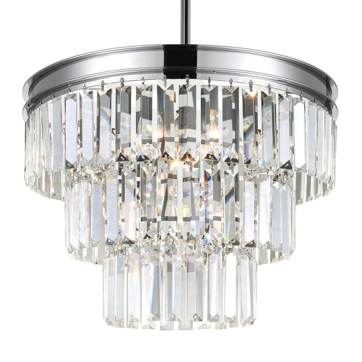 Weiss - Chandelier with Crystals by CWI Lighting - view 4