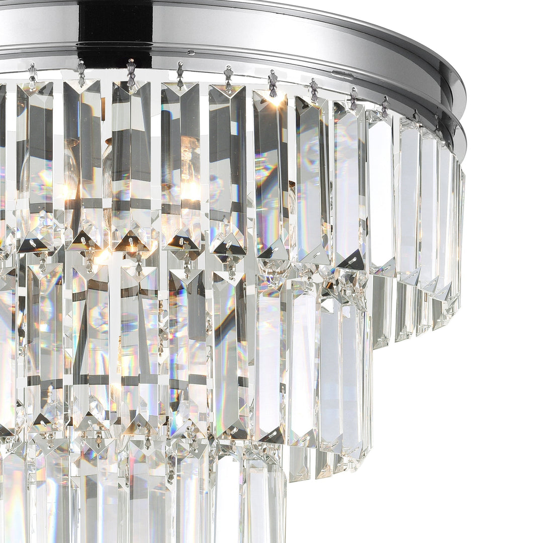 Weiss - Chandelier with Crystals by CWI Lighting - view 6