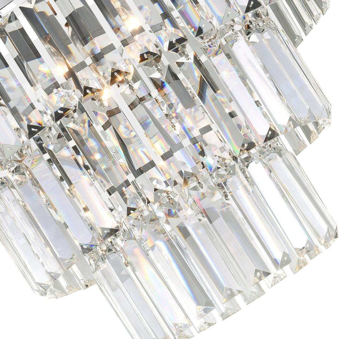 Weiss - Chandelier with Crystals by CWI Lighting - view 5