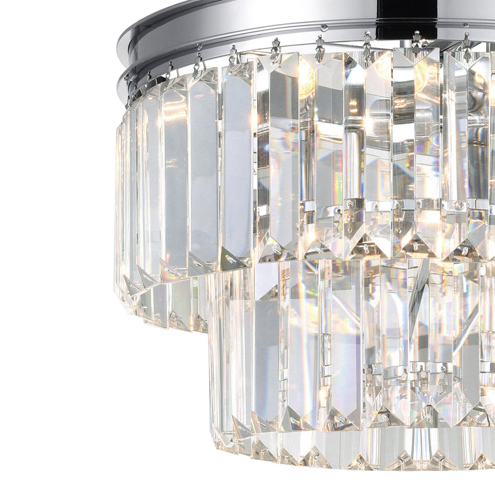 Weiss - 5 Light Pendant with Crystals