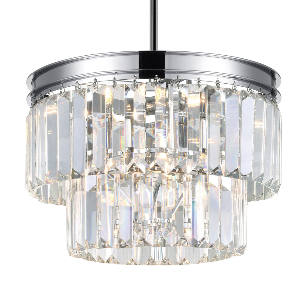 Weiss - 5 Light Pendant with Crystals
