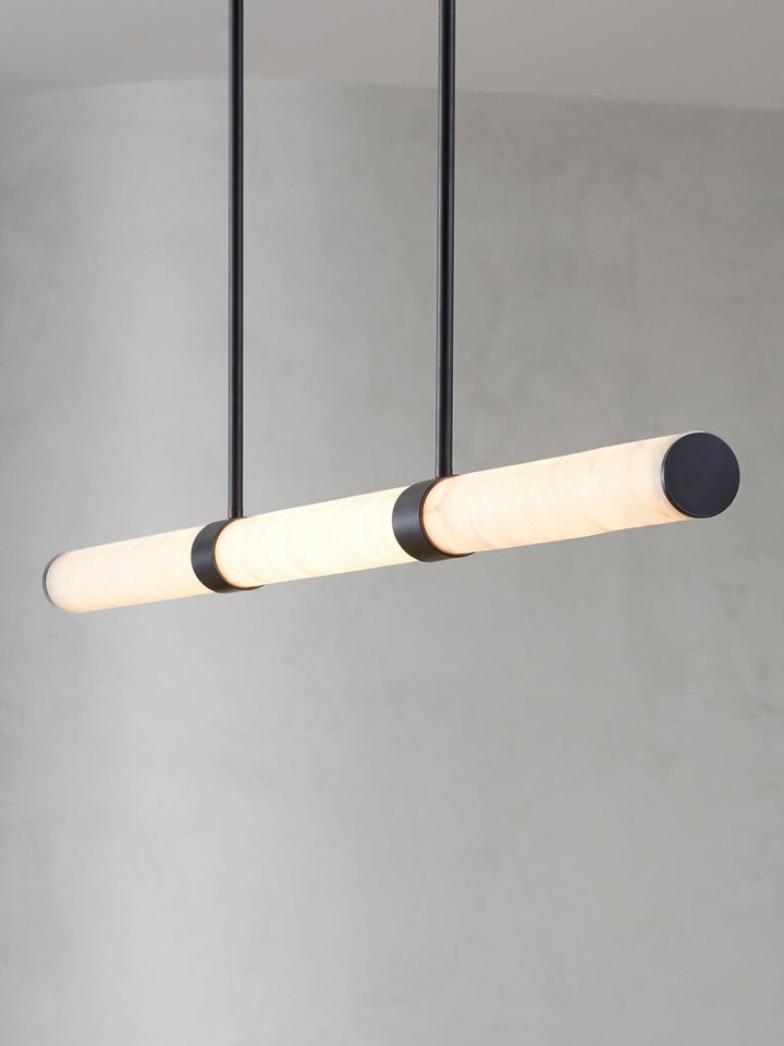 Luella Alabaster Linear Pendant with Colour-Adjustable LED by Beacon Lighting - view 4