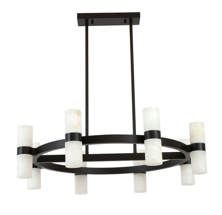 Luella 16-Light Alabaster Chandelier by Beacon Lighting - view 2